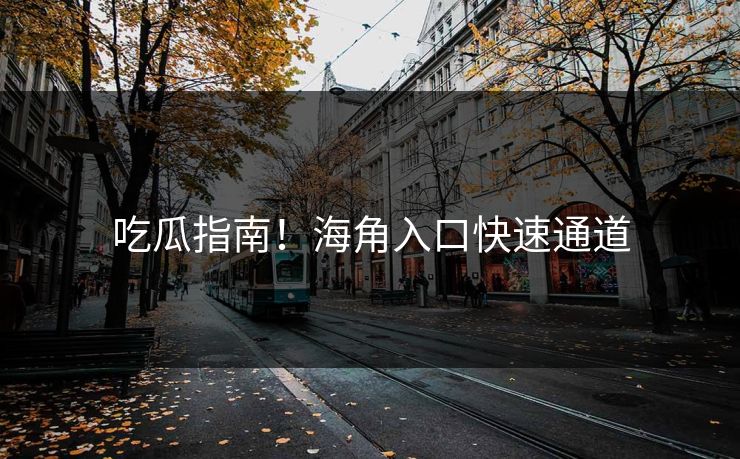 吃瓜指南！海角入口快速通道